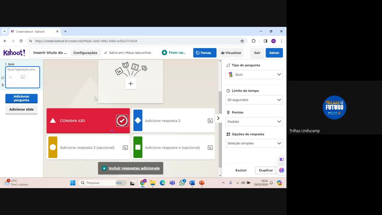 EAS - Módulo 4 - Aula 5 Síncrona - Prof Maria Zizi Martins Mendonça