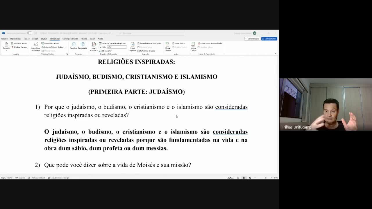 Aula síncrona de 12_12_2023 sobre Ensino Religioso. Prof. Gustavo Araujo Batista